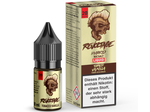 [REL10TV-20-H] Revoltage - Tobacco Vanilla - Hybrid Nikotinsalz Liquid 20 mg/ml 15er Packung