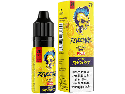 [REL10YR-20-H] Revoltage - Yellow Raspberry - Hybrid Nikotinsalz Liquid 20 mg/ml 15er Packung