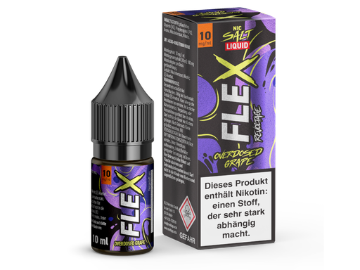 [RENSL10FG-10-H] Revoltage - FLEX - Overdosed Grape - Nikotinsalz Liquid 10 mg/ml 15er Packung
