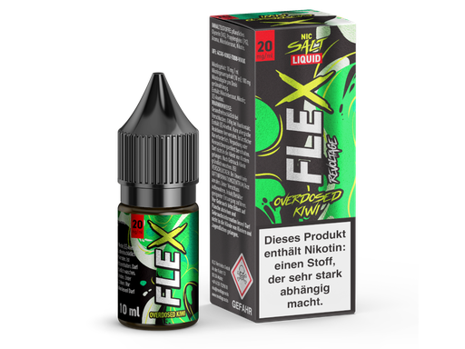 [RENSL10FK-20-H] Revoltage - FLEX - Overdosed Kiwi - Nikotinsalz Liquid 20 mg/ml 15er Packung