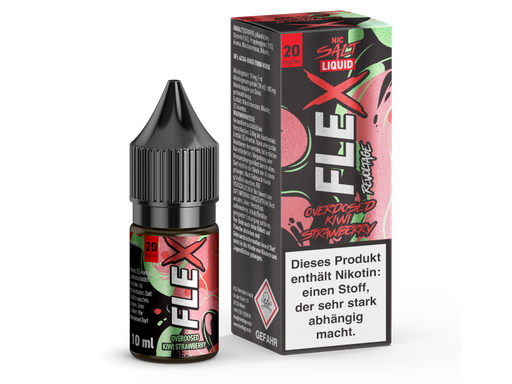 [RENSL10FKS-20] Revoltage - FLEX - Overdosed Kiwi Strawberry - Nikotinsalz Liquid 20 mg/ml