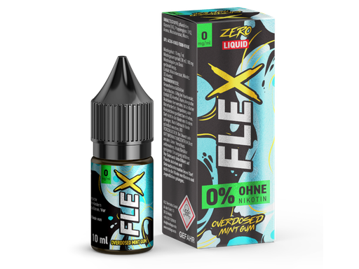 [RENSL10FMG-0-H] Revoltage - FLEX - Overdosed Mint Gum - Nikotinsalz Liquid 0 mg/ml 15er Packung