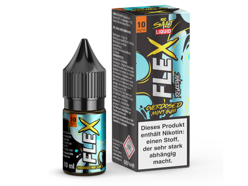 [RENSL10FMG-10-H] Revoltage - FLEX - Overdosed Mint Gum - Nikotinsalz Liquid 10 mg/ml 15er Packung