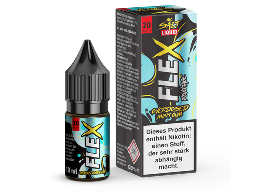 [RENSL10FMG-20-K] Revoltage - FLEX - Overdosed Mint Gum - Nikotinsalz Liquid 20 mg/ml 450er Packung