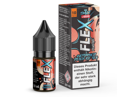 [RENSL10FP-10] Revoltage - FLEX - Overdosed Peach Ice Tea - Nikotinsalz Liquid 10 mg/ml