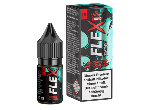 [RENSL10FWM-20-H] Revoltage - FLEX - Overdosed Watermelon - Nikotinsalz Liquid 20 mg/ml 15er Packung
