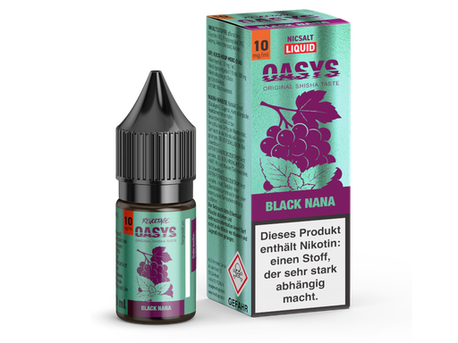 [RENSL10OB-10] Revoltage - OASYS - Black Nana - Hybrid Nikotinsalz Liquid 10 mg/ml