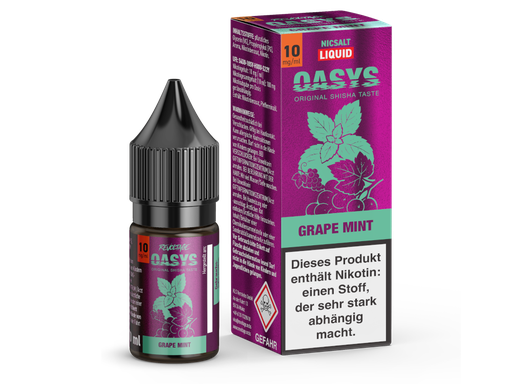 [RENSL10OM-10-H] Revoltage - OASYS - Grape Mint - Hybrid Nikotinsalz Liquid 10 mg/ml 15er Packung