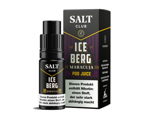 [SANS10IBMA-10-H] Salt Club - Flavorist Iceberg - Maracuja - Nikotinsalz Liquid 10 mg/ml 10er Packung