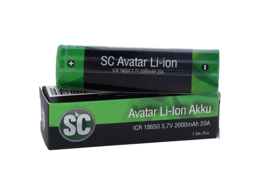 [SC100A18-10] SC - 18650er Akku 2000 mAh - 3,7 V