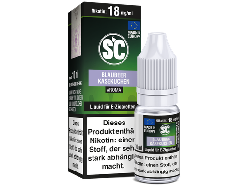 [SCL10BBK-12] SC Liquid - Blaubeer Käsekuchen 12 mg/ml