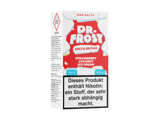 [DFNSL10AES-10] Dr. Frost - Arctic Edition - Strawberry Coconut Ice Cream - Nikotinsalz Liquid 10 mg/ml