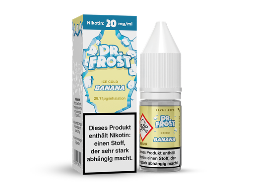 [DFNSL10BA-20] Dr. Frost - Ice Cold - Banana - Nikotinsalz Liquid 20 mg/ml
