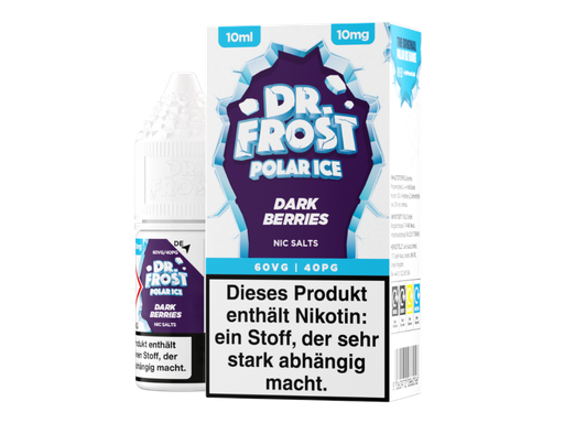 [DFNSL10DB-10] Dr. Frost - Polar Ice - Dark Berries - Nikotinsalz Liquid 10 mg/ml