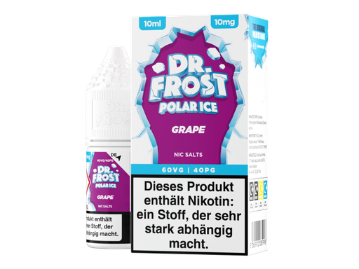 [DFNSL10GI-10] Dr. Frost - Polar Ice - Grape - Nikotinsalz Liquid 10 mg/ml