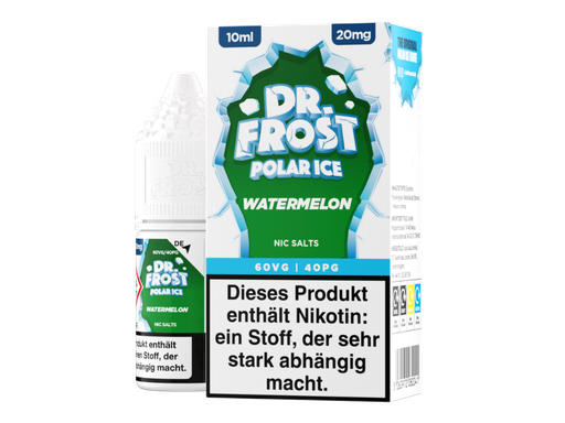 [DFNSL10WI-20] Dr. Frost - Polar Ice - Watermelon - Nikotinsalz Liquid 20 mg/ml