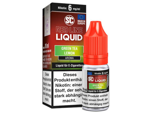 [SCL10RGL-6-H] SC - Red Line Nikotin - Green Tea Lemon 6 mg/ml 10er Packung