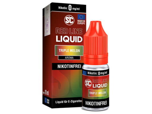 [SCL10RTM-0-K] SC - Red Line Nikotin - Triple Melon 0 mg/ml 500er Packung
