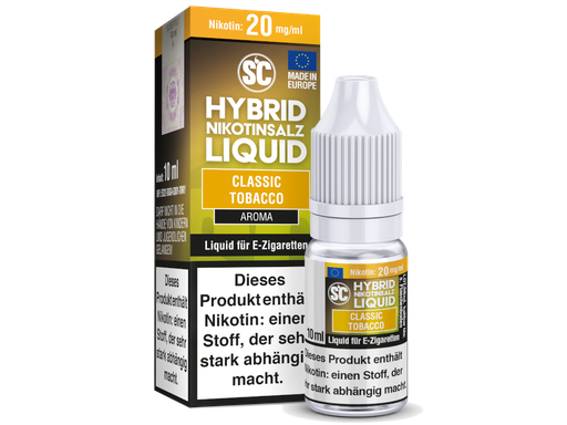 [SCLH10GT-10-K] SC - Classic Tobacco - Hybrid Nikotinsalz Liquid 10 mg/ml 500er Packung