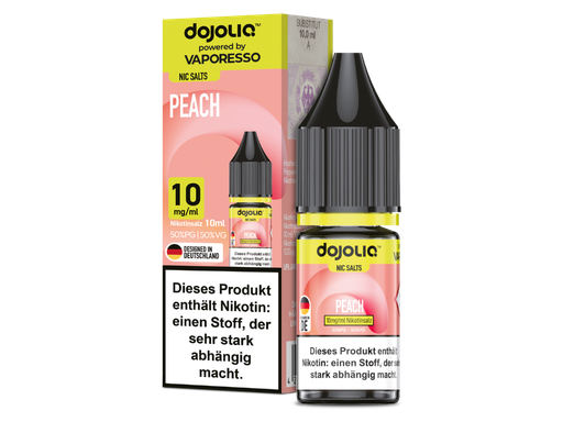 [DQNSL10PE-10-H] Vaporesso - Dojoliq - Peach - Nikotinsalz Liquid 10 mg/ml 10er Packung