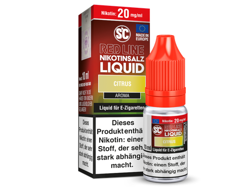 [SCNSL10CT-20-K] SC - Red Line - Citrus - Nikotinsalz Liquid 20 mg/ml 500er Packung