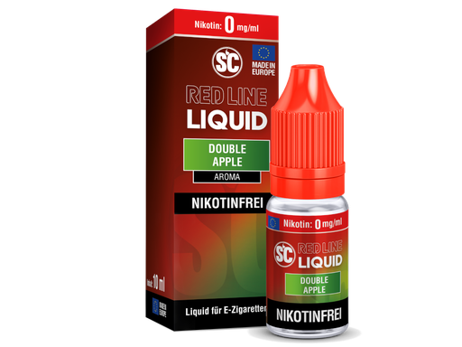 [SCNSL10DA-0-K] SC - Red Line - Double Apple - Nikotinsalz Liquid 0 mg/ml 500er Packung
