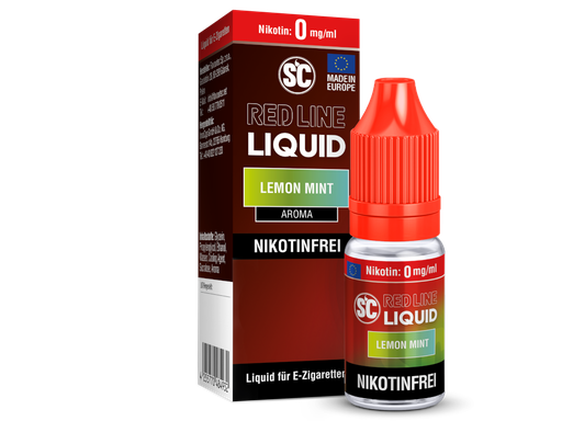 [SCNSL10LM-0-K] SC - Red Line - Lemon Mint - Nikotinsalz Liquid 0 mg/ml 500er Packung