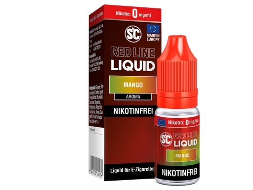[SCNSL10MA-0-K] SC - Red Line - Mango - Nikotinsalz Liquid 0 mg/ml 500er Packung