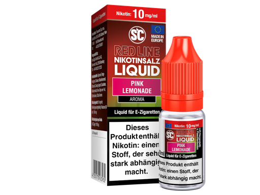 [SCNSL10PL-10-H] SC - Red Line - Pink Lemonade - Nikotinsalz Liquid 10 mg/ml 10er Packung