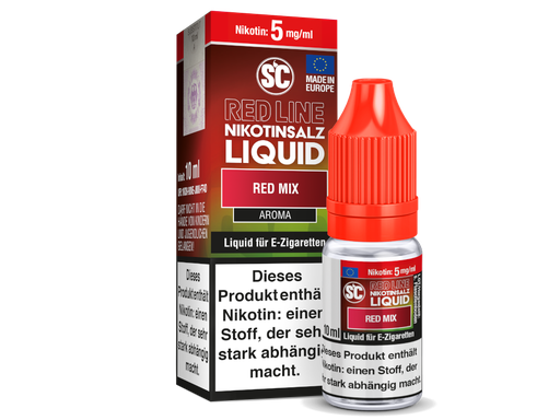 [SCNSL10RM-5] SC - Red Line - Red Mix - Nikotinsalz Liquid 5 mg/ml