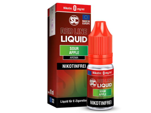 [SCNSL10SA-0] SC - Red Line - Sour Apple - Nikotinsalz Liquid 0 mg/ml