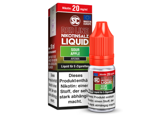 [SCNSL10SA-20] SC - Red Line - Sour Apple - Nikotinsalz Liquid 20 mg/ml