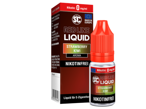 [SCNSL10SK-0-K] SC - Red Line - Strawberry Kiwi - Nikotinsalz Liquid 0 mg/ml 500er Packung