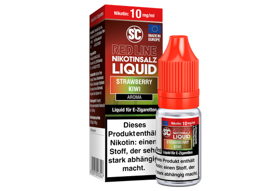 [SCNSL10SK-10] SC - Red Line - Strawberry Kiwi - Nikotinsalz Liquid 10 mg/ml