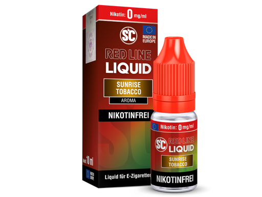 [SCNSL10ST-0] SC - Red Line - Sunrise Tobacco - Nikotinsalz Liquid 0 mg/ml