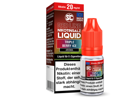 [SCNSL10TB-20] SC - Red Line - Triple Berry Ice - Nikotinsalz Liquid 20 mg/ml
