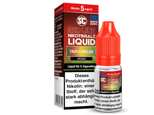 [SCNSL10TM-5-K] SC - Red Line - Triple Melon - Nikotinsalz Liquid 5 mg/ml 500er Packung