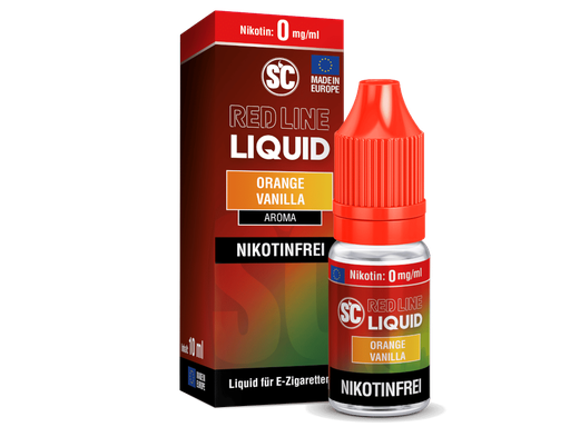 [SCNSL10VO-0] SC - Red Line - Orange Vanilla - Nikotinsalz Liquid 0 mg/ml