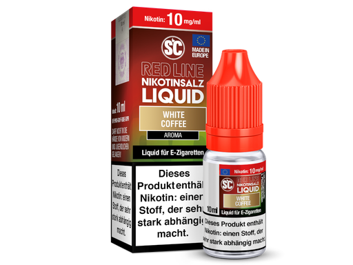 [SCNSL10WC-10-H] SC - Red Line - White Coffee - Nikotinsalz Liquid 10 mg/ml 10er Packung