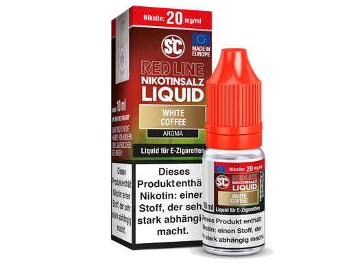 [SCNSL10WC-20] SC - Red Line - White Coffee - Nikotinsalz Liquid 20 mg/ml