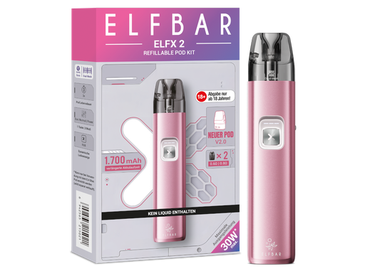 [EB100EX2-13] Elfbar - Elfx 2 E-Zigaretten Set Berry Pink