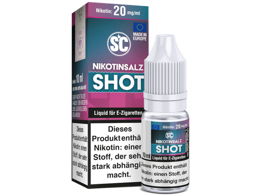 [SCS10NKS-20-H] SC - Nikotinsalz Shot 50PG/50VG 20 mg/ml 10er Packung