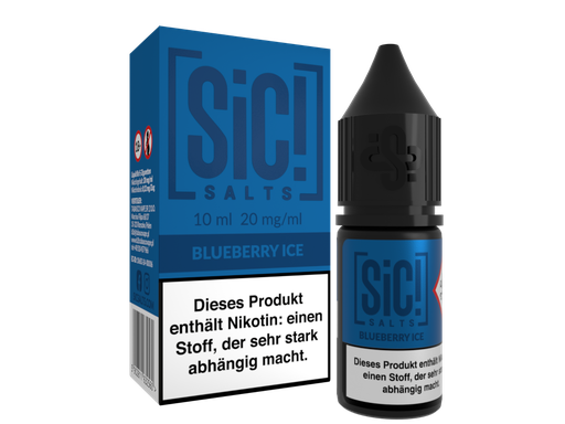 [SINSL10BB-20-H] SiC! Salts - Blueberry Ice - Nikotinsalz Liquid 20 mg/ml 5er Packung