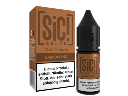 [SINSL10CC-20] SiC! Salts - Cappuccino - Nikotinsalz Liquid 20 mg/ml