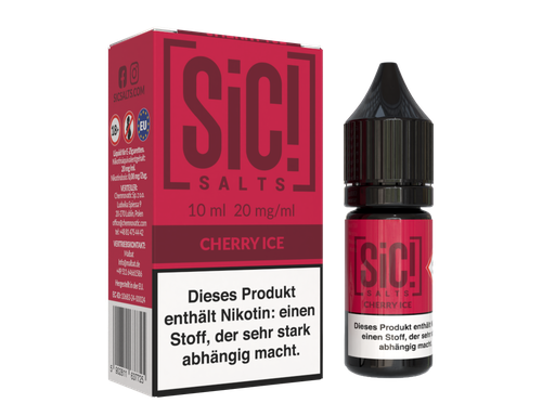 [SINSL10CE-20] SiC! Salts - Cherry Ice - Nikotinsalz Liquid 20 mg/ml