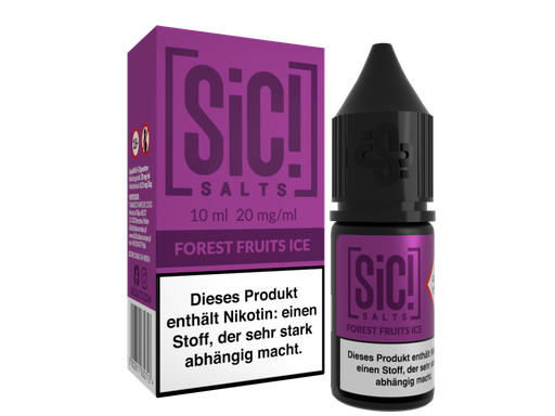 [SINSL10FI-20-H] SiC! Salts - Forest Fruits Ice - Nikotinsalz Liquid 20 mg/ml 5er Packung