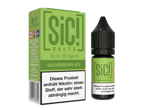 [SINSL10GE-20] SiC! Salts - Gooseberry Ice - Nikotinsalz Liquid 20 mg/ml