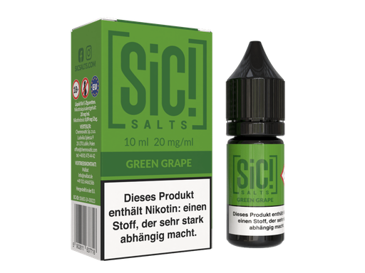 [SINSL10GG-20] SiC! Salts - Green Grape - Nikotinsalz Liquid 20 mg/ml