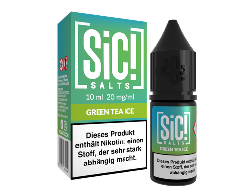 [SINSL10GT-20] SiC! Salts - Green Tea Ice - Nikotinsalz Liquid 20 mg/ml