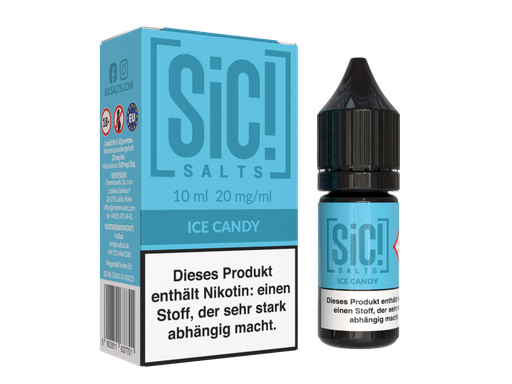 [SINSL10IC-20-H] SiC! Salts - Ice Candy - Nikotinsalz Liquid 20 mg/ml 5er Packung